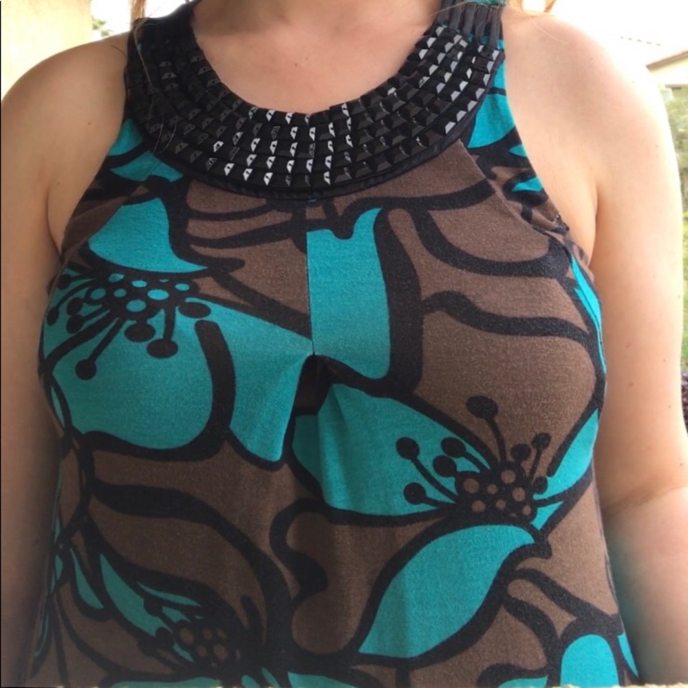 Cache Patterned Dress - Picture 2 of 7